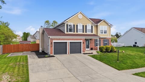 Front exterior at 721 Creston Point Circle, Indianapolis, IN