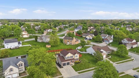 Aerial view at 721 Creston Point Circle, Indianapolis, IN