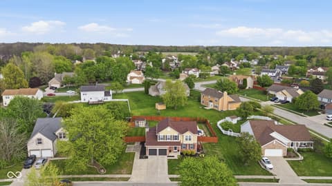 Aerial view at 721 Creston Point Circle, Indianapolis, IN