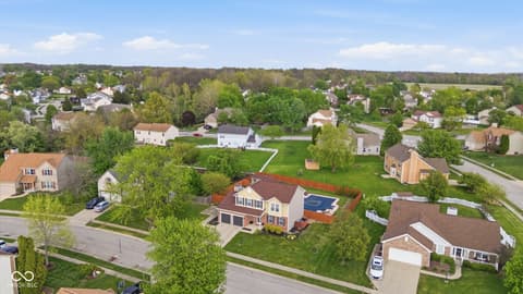 Aerial view at 721 Creston Point Circle, Indianapolis, IN