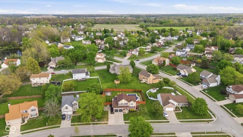 Aerial view at 721 Creston Point Circle, Indianapolis, IN