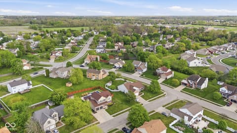 Aerial view at 721 Creston Point Circle, Indianapolis, IN