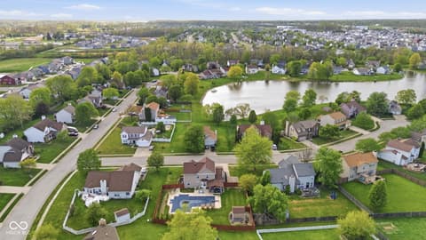 Aerial view at 721 Creston Point Circle, Indianapolis, IN