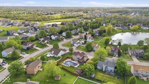 Aerial view at 721 Creston Point Circle, Indianapolis, IN