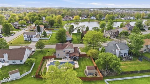 Aerial view at 721 Creston Point Circle, Indianapolis, IN