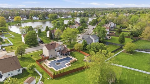 Aerial view at 721 Creston Point Circle, Indianapolis, IN