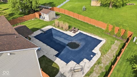 Aerial view at 721 Creston Point Circle, Indianapolis, IN