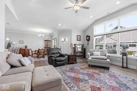 Living room at 4423 W Preserve Pass, New Palestine, IN