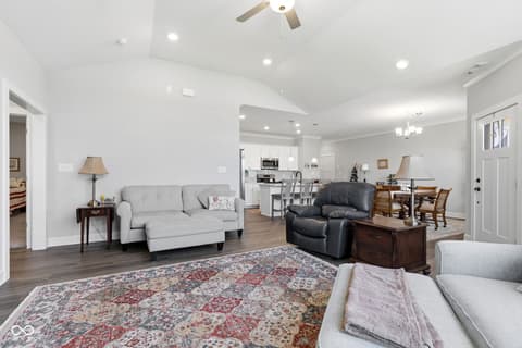 Living room at 4423 W Preserve Pass, New Palestine, IN