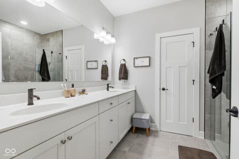 Bathroom at 4423 W Preserve Pass, New Palestine, IN