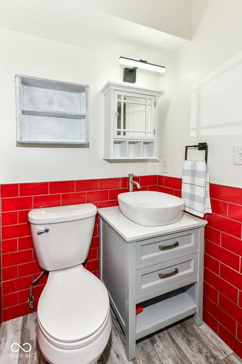Bathroom at 9408 E 25th Street, Indianapolis, IN
