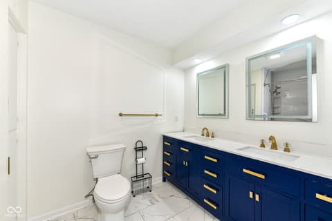 Bathroom at 9408 E 25th Street, Indianapolis, IN
