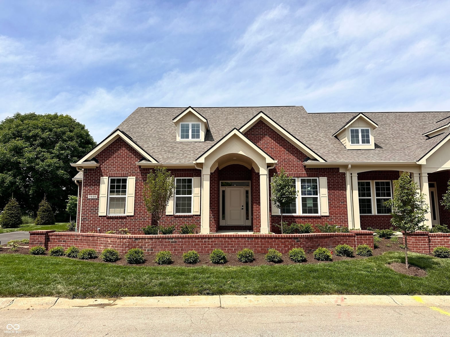 Front exterior at 7936 Beaumont Green Place, Indianapolis, IN
