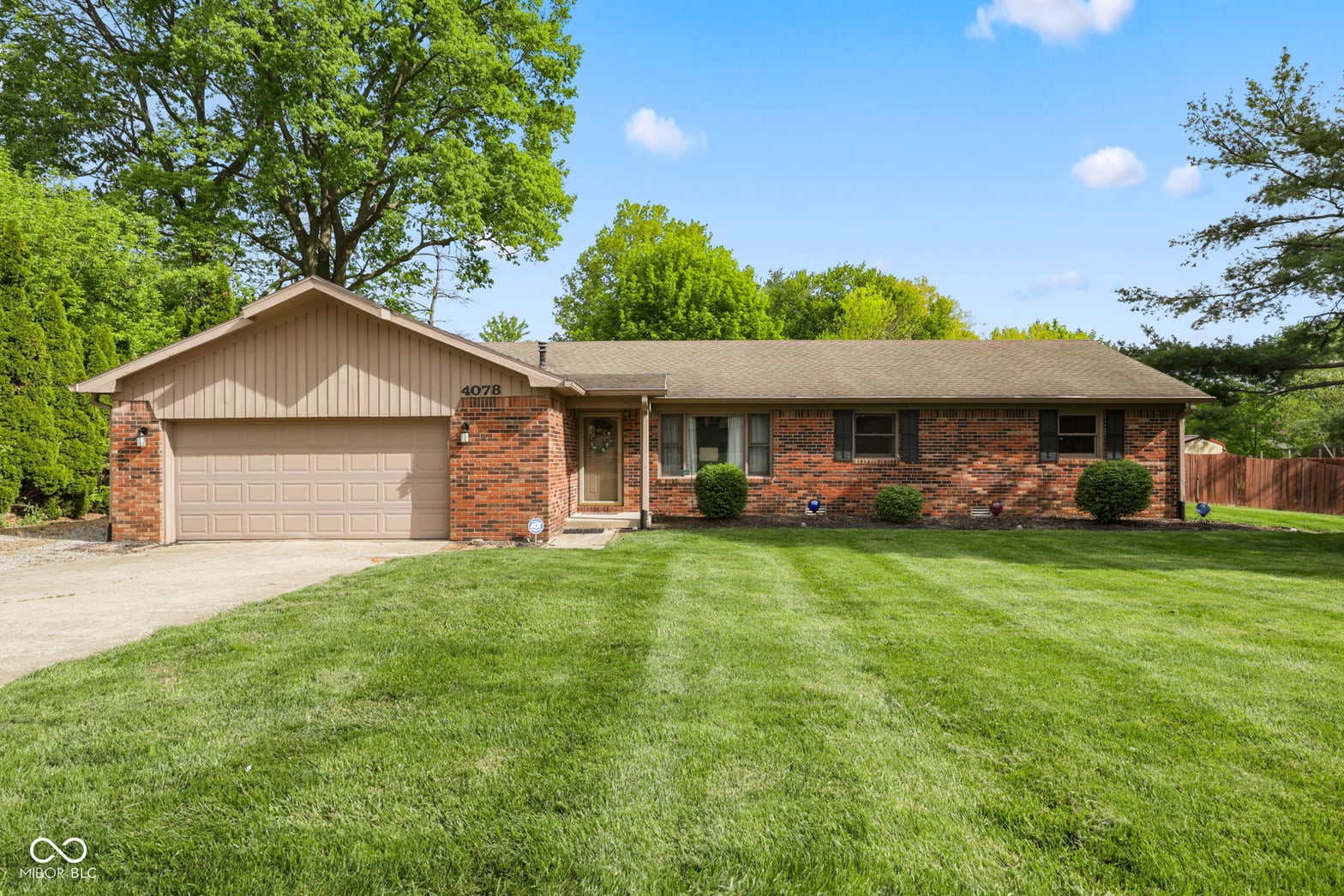 Front exterior at 4078 W Fairview Road, Greenwood, IN