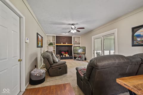 Living room at 4078 W Fairview Road, Greenwood, IN
