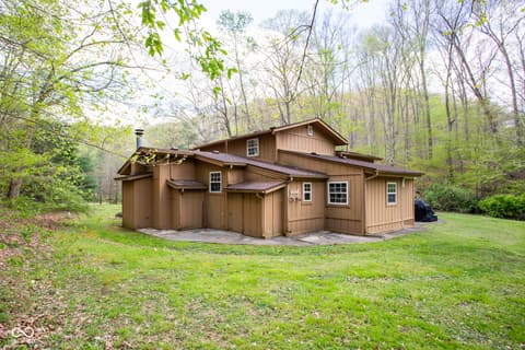 Backyard at 6191 Possum Trot Road, Unionville, IN