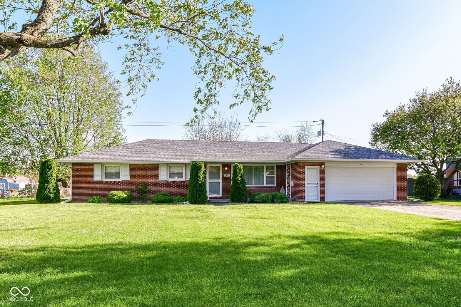 Front exterior at 3629 Tulip Street, Anderson, IN