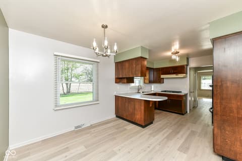 Dining room at 3629 Tulip Street, Anderson, IN