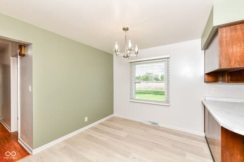 Dining room at 3629 Tulip Street, Anderson, IN