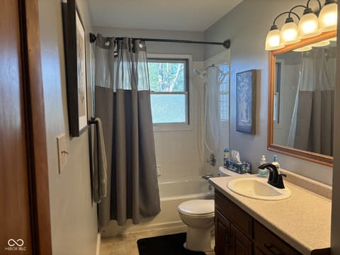 Bathroom at 1040 White Avenue, Brownsburg, IN