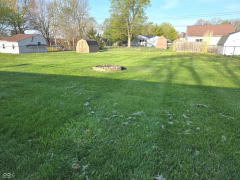 Yard at 3528 Horner Drive, Indianapolis, IN