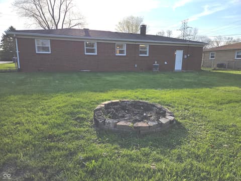 Backyard at 3528 Horner Drive, Indianapolis, IN