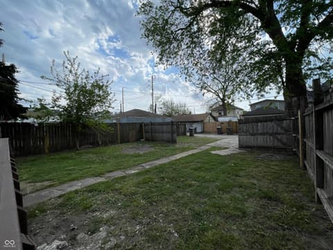 Backyard at 26 N Holmes Avenue, Indianapolis, IN