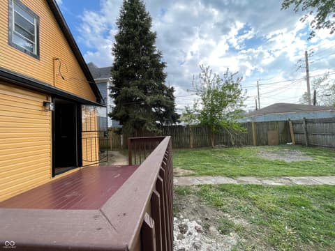 Yard at 26 N Holmes Avenue, Indianapolis, IN