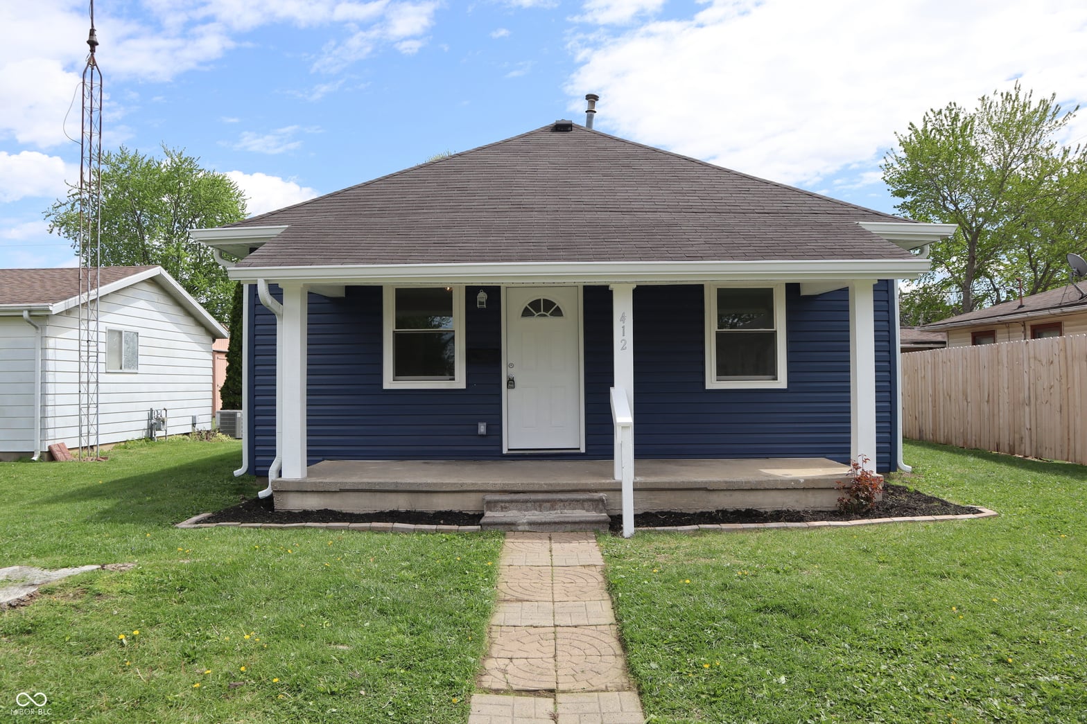 Front exterior at 412 Dunn Avenue, Crawfordsville, IN