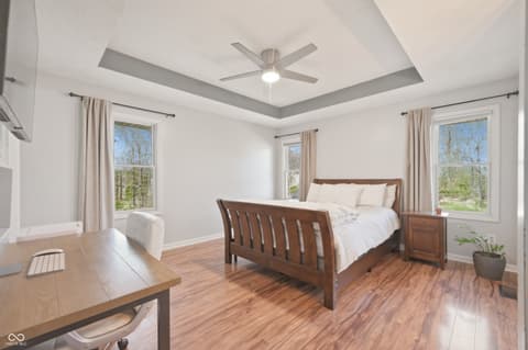 Primary bedroom at 268 Lincoln Hill, Coatesville, IN