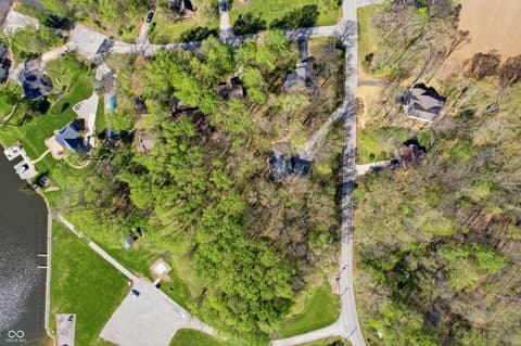 Aerial view at 268 Lincoln Hill, Coatesville, IN