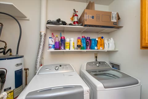 Laundry room at 8120 Glenwillow Lane, Indianapolis, IN