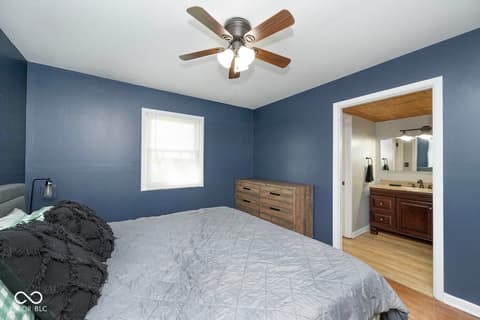 Bedroom at 5469 W Village Drive, New Palestine, IN