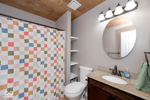 Bathroom at 5469 W Village Drive, New Palestine, IN