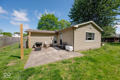 Backyard at 5469 W Village Drive, New Palestine, IN