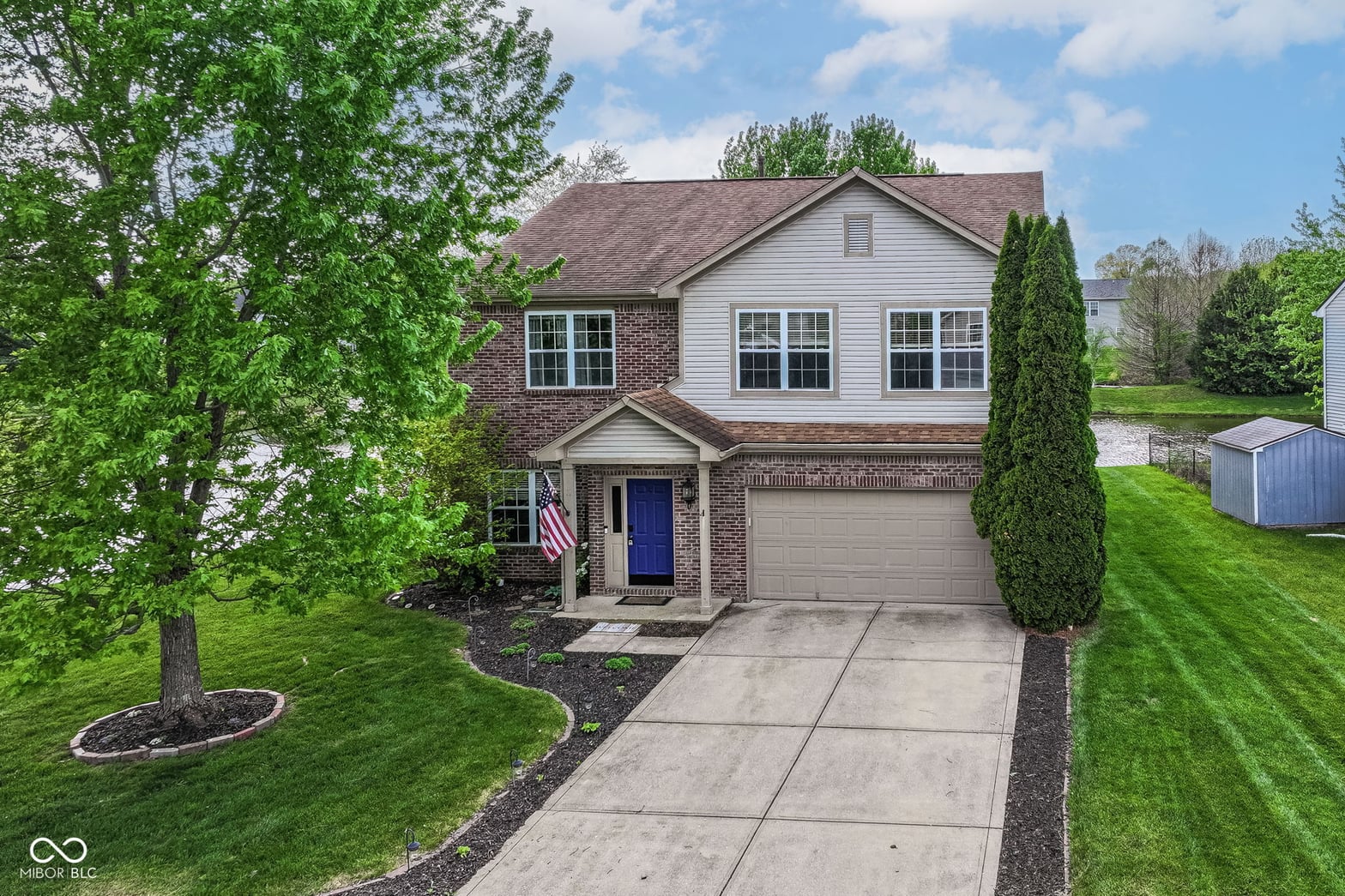 Front exterior at 5880 Gadsen Drive, Plainfield, IN