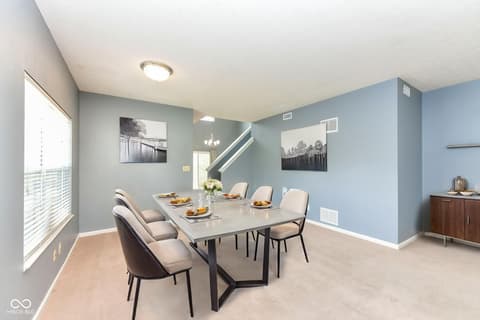 Dining room at 5880 Gadsen Drive, Plainfield, IN