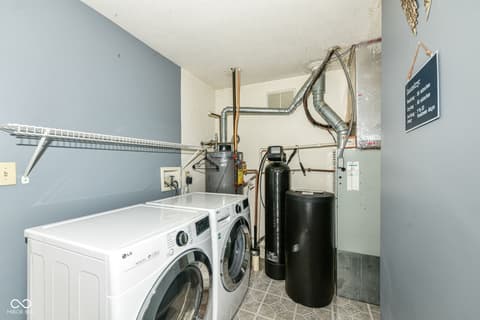 Laundry room at 5880 Gadsen Drive, Plainfield, IN