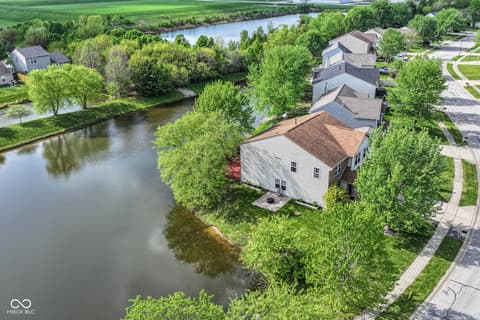 Aerial view at 5880 Gadsen Drive, Plainfield, IN