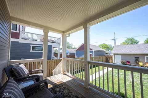 Outdoor living area at 2350 N College Avenue, Indianapolis, IN