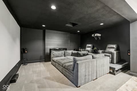 Media Room — 6164 Afton Crest, Indianapolis, IN