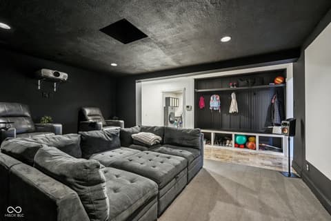 Media Room — 6164 Afton Crest, Indianapolis, IN