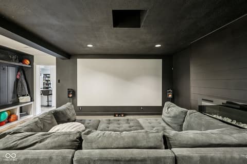 Media Room — 6164 Afton Crest, Indianapolis, IN