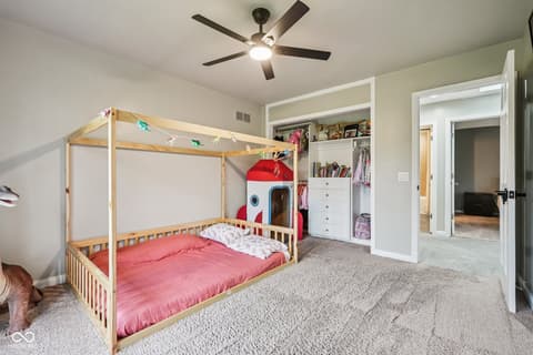 Bedroom at 6164 Afton Crest, Indianapolis, IN