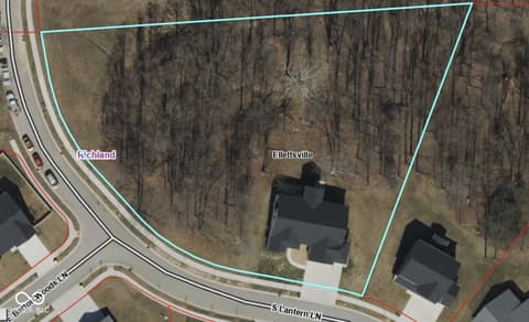 Map — 953 S Lantern Lane, Ellettsville, IN