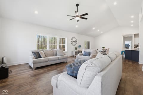 Living room at 953 S Lantern Lane, Ellettsville, IN