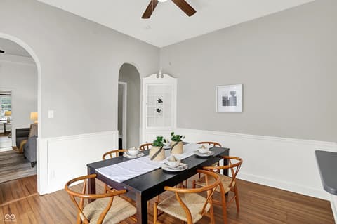 Dining room at 1205 Hoyt Avenue, Indianapolis, IN