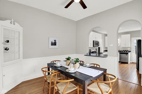 Dining room at 1205 Hoyt Avenue, Indianapolis, IN