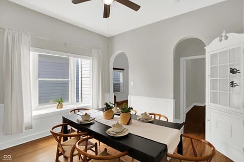 Dining room at 1205 Hoyt Avenue, Indianapolis, IN