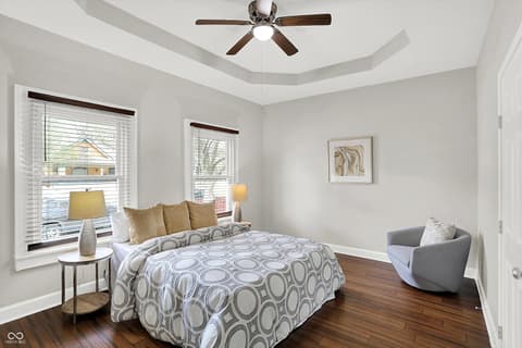 Primary bedroom at 1205 Hoyt Avenue, Indianapolis, IN